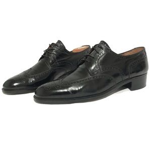 Salvatore Ferragamo Mens Wingtip Shoes Size 9 C